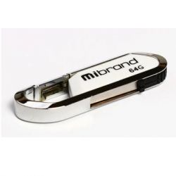 USB   Mibrand 64GB Aligator White USB 2.0 (MI2.0/AL64U7W)