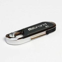 USB Flash Drive 8Gb Mibrand Aligator Grey (MI2.0/AL8U7G)