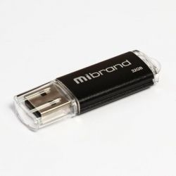 USB Flash Drive 32Gb Mibrand Cougar Black (MI2.0/CU32P1B) -  1