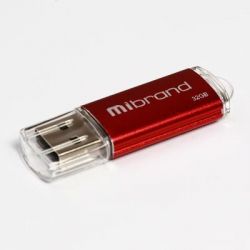 USB Flash Drive 32Gb Mibrand Cougar Red (MI2.0/CU32P1R) -  1