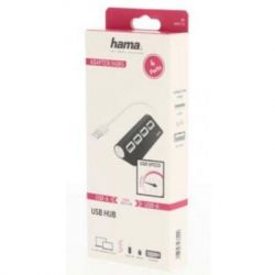  Hama 4 Ports USB 2.0 Black/White (00200119) -  3