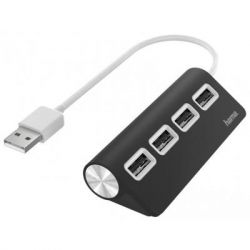  Hama 4 Ports USB 2.0 Black/White (00200119) -  1