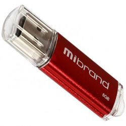 USB   Mibrand 8GB Cougar Red USB 2.0 (MI2.0/CU8P1R)