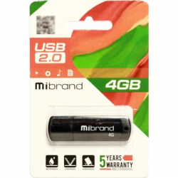 USB   Mibrand 32GB Grizzly Black USB 2.0 (MI2.0/GR32P3B) -  2