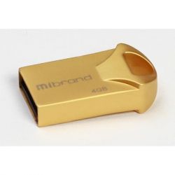 USB Flash Drive 4Gb Mibrand Hawk Gold (MI2.0/HA4M1G)