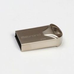 USB Flash Drive 4Gb Mibrand Hawk Silver (MI2.0/HA4M1S)