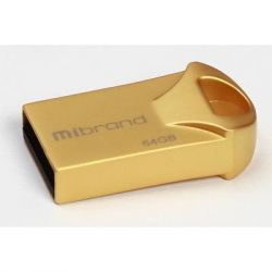 USB Flash Drive 64Gb Mibrand Hawk Gold (MI2.0/HA64M1G)