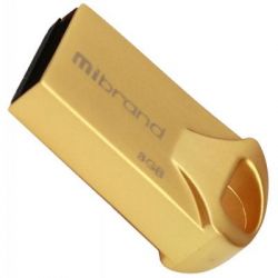 USB Flash Drive 8Gb Mibrand Hawk Gold (MI2.0/HA8M1G)