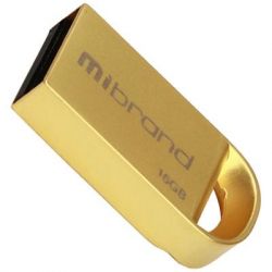 USB Flash Drive 16Gb Mibrand lynx Gold (MI2.0/LY16M2G) -  1