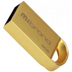 USB Flash Drive 32Gb Mibrand lynx Gold (MI2.0/LY32M2G) -  1