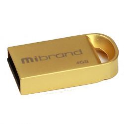 USB Flash Drive 4Gb Mibrand lynx Gold (MI2.0/LY4M2G) -  1
