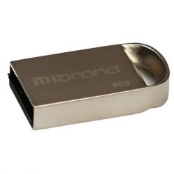 USB Flash Drive 8Gb Mibrand lynx Silver (MI2.0/LY8M2S)