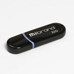 USB Flash Drive 32Gb Mibrand Panther Black (MI2.0/PA32P2B) -  1