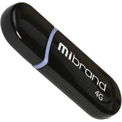 USB Flash Drive 4Gb Mibrand Panther Black (MI2.0/PA4P2B) -  1