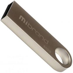 USB Flash Drive 64Gb Mibrand Puma Silver (MI2.0/PU64U1S) -  1