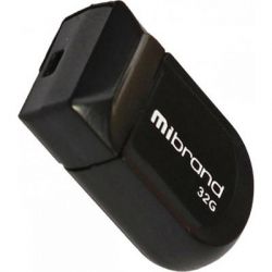 USB Flash Drive 32Gb Mibrand Scorpio Black (MI2.0/SC32M3B) -  1