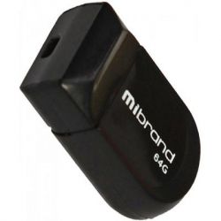 USB Flash Drive 64Gb Mibrand Scorpio Black (MI2.0/SC64M3B) -  1