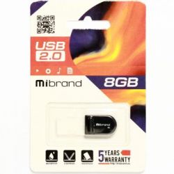 USB Flash Drive 8Gb Mibrand Scorpio Black (MI2.0/SC8M3B) -  2