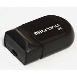 USB Flash Drive 8Gb Mibrand Scorpio Black (MI2.0/SC8M3B)
