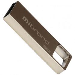 USB Flash Drive 32Gb Mibrand Shark Silver (MI2.0/SH32U4S) -  1
