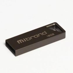 USB Flash Drive 16Gb Mibrand Stingray Grey (MI2.0/ST16U5G) -  1