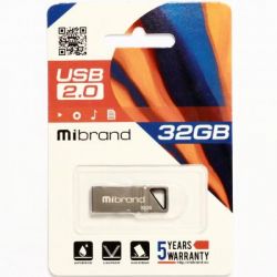 USB Flash Drive 32Gb Mibrand Stingray Grey (MI2.0/ST32U5G) -  2