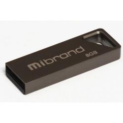 USB Flash Drive 8Gb Mibrand Stingray Grey (MI2.0/ST8U5G)