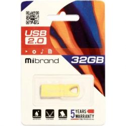 USB Flash Drive 32Gb Mibrand Taipan Gold (MI2.0/TA32U2G) -  2