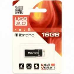 USB Flash Drive 16Gb Mibrand hameleon Black (MI2.0/CH16U6B) -  2