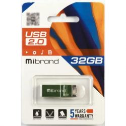 USB   Mibrand 32GB hameleon Light Green USB 2.0 (MI2.0/CH32U6LG) -  2