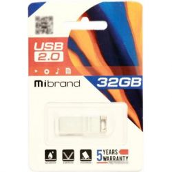 USB Flash Drive 32Gb Mibrand hameleon Silver (MI2.0/CH32U6S) -  2