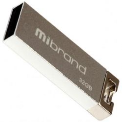 USB Flash Drive 32Gb Mibrand hameleon Silver (MI2.0/CH32U6S)