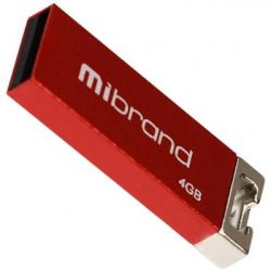 USB Flash Drive 4Gb Mibrand hameleon Red (MI2.0/CH4U6R) -  1