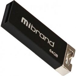 USB   Mibrand 64GB hameleon Black USB 2.0 (MI2.0/CH64U6B) -  1