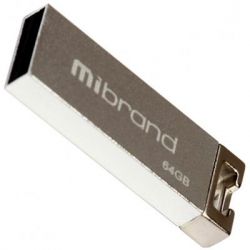 USB Flash Drive 64Gb Mibrand hameleon Silver (MI2.0/CH64U6S)