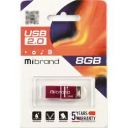 USB Flash Drive 8Gb Mibrand hameleon Pink (MI2.0/CH8U6P) -  2