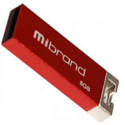 USB Flash Drive 8Gb Mibrand hameleon Red (MI2.0/CH8U6R)