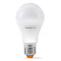 Лампа Videx LED, E27, 8W, A60e, (аналог 75W), 4100K (яркий свет), класс А+ (VL-A60e-08274)