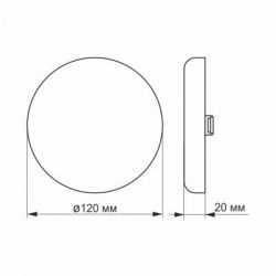 ���������� Videx LED 15W 4100K 220V (VL-DLFR-154) - �������� 3