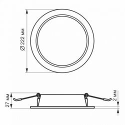 Світильник Videx LED 20W 5000K 220V (VL-DLBR-205) - Картинка 4