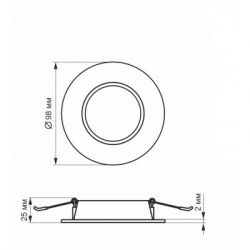 Світильник Videx LED 4W 5000K 220V (VL-DLBR-045) - Картинка 5