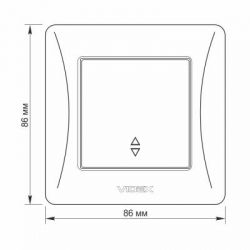 ��������� Videx BINERA 1�� ��������� ���� (VF-BNSW1P-W) - �������� 5