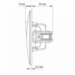 ��������� Videx BINERA 1�� ��������� ���� (VF-BNSW1P-W) - �������� 6
