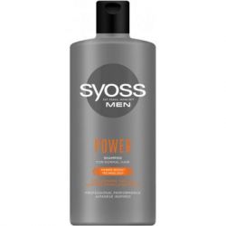 Шампунь Syoss Men Power с Кофеином для нормальных волос 440 мл (9000101277395)