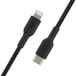 Belkin USB- - Lightning, BRAIDED[2m, black] CAA004BT2MBK -  2