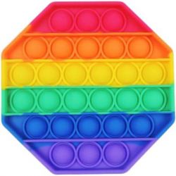 Игровой набор Sibelly антистресс Pop It Rainbow Octagon (SB-PPIT-RNB-OCT)