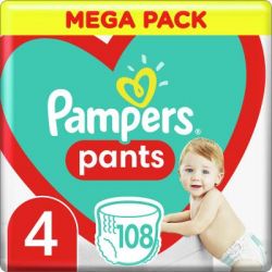 ϳ Pampers  Maxi Pants  4 (9-15 ) 108  (8006540069448) -  1