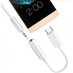 Перехідник Lapara USB Type-C Male - Audio AUX mini jack 3,5 mm Female (LA-Type-C-Audio-3.5mm white) - Картинка 5