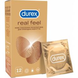 Презервативы Durex Real Feel 12 шт. (5052197026719)