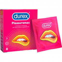 Презервативы Durex Pleasuremax 3 шт. (5038483203989)